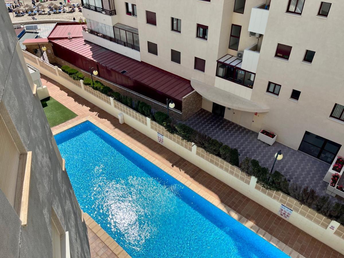 Modern Apartment On The Beach With Pool Calpe Exteriér fotografie